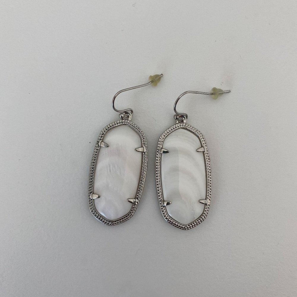Kendra Scott Silver Drop Earrings